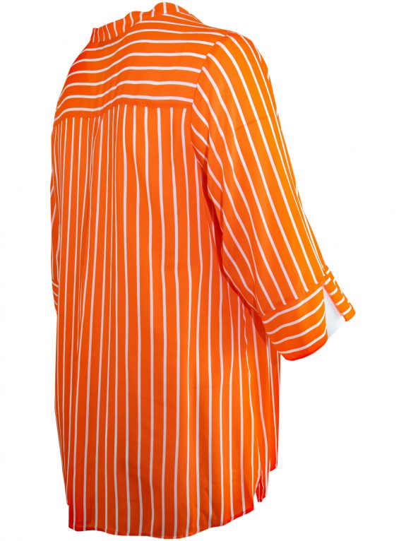 Doris Streich Bluse Streifen orange große Größen