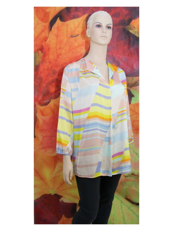 Sallie Sahne Tunika Bluse pastell hochwertige große Größen Mode online