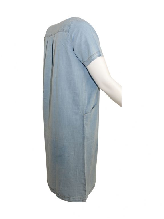 CISO Jeanskleid Lyocell Kurzarm grloße Größen Mode online kaufen