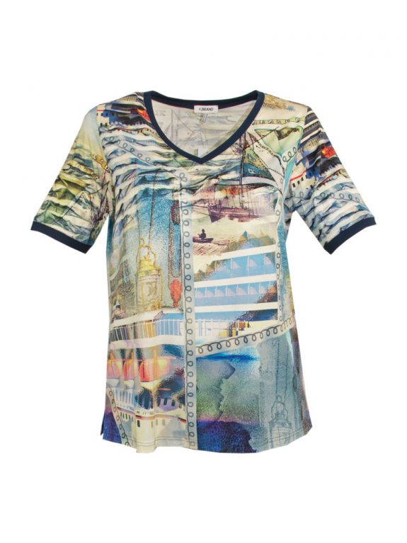 KjBRAND T-shirt holiday motifs plus size curvy fashion online