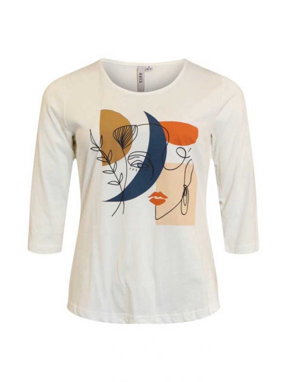 CISO Shirt Motiv Herbstfarben große Größen Mode online