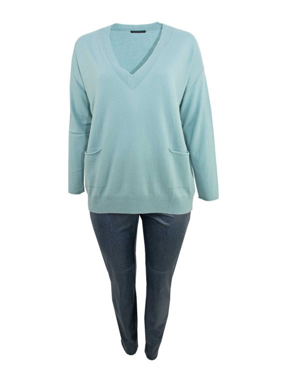 elena miro Pullover Cashmere V-Ausschnitt große Größen Mode online