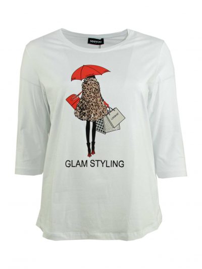 seeyou cotton T-Shirt Glam Styling plus size fashion online