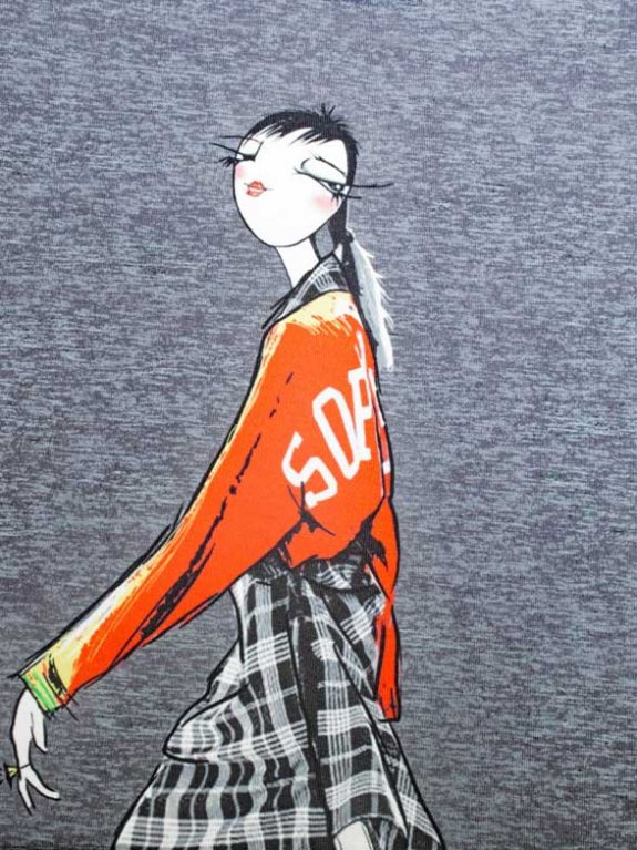 Doris Streich Shirt comic print große Größen Mode online