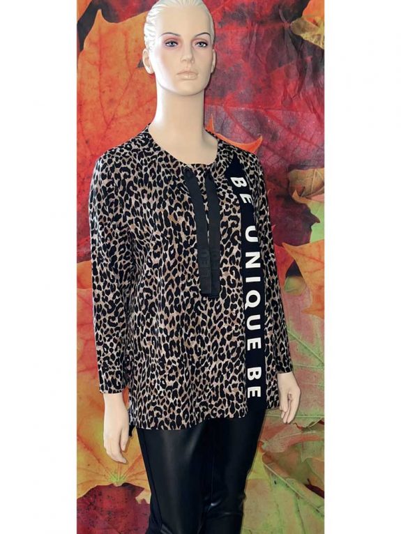 Doris Streich Sweat-Shirt leo Animal große Größen Mode online