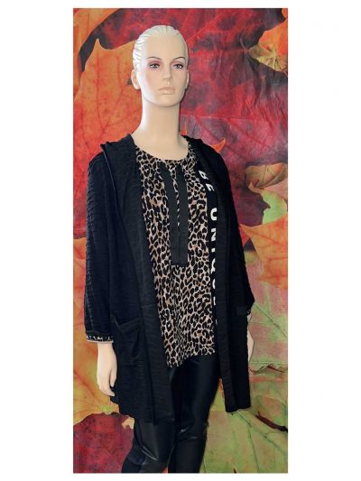 Doris Streich sweatshirt Leo with KjBRAND cardigan plus size fashion online