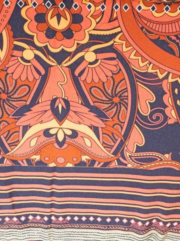 Chalou Bluse Tunika ethno Afrika Viskose orange große Größen Mode online