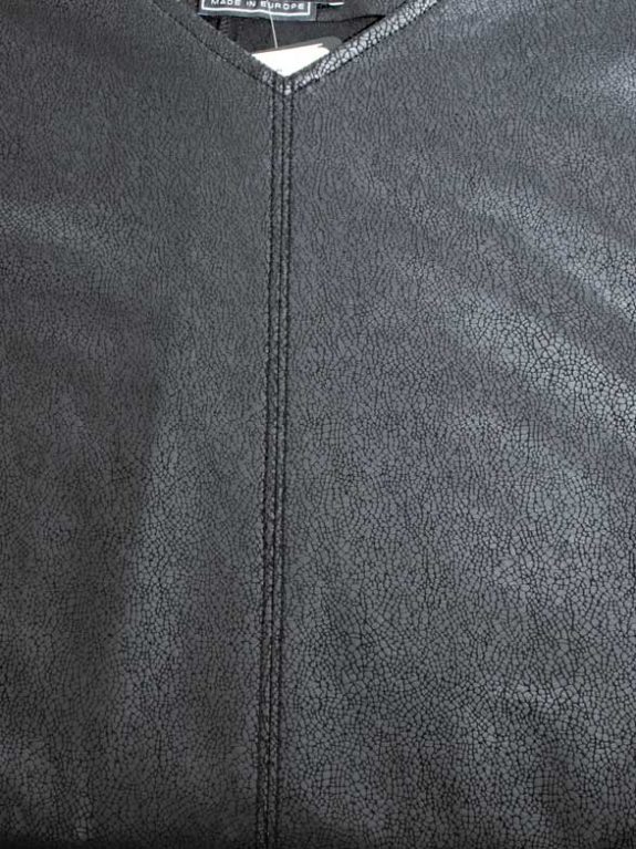 Verpass Shirt Lederimitat schwarz große Größen Mode online