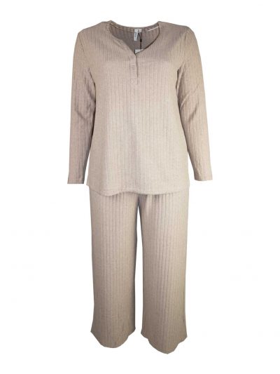 CISO lounge suit rose ribbed plus size fashion online