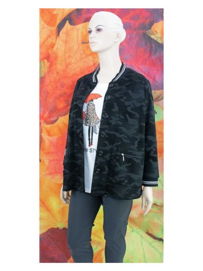 Mona Lisa Jacket with Glam Top plus size fashion online
