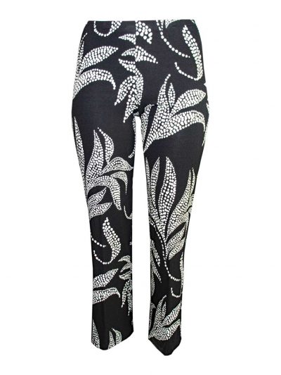 Doris Streich loose pants black & white plus size fashion online
