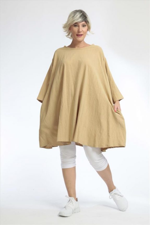 Big Shirt Taschen Baumwolle 3 Farben große Größen Mode online