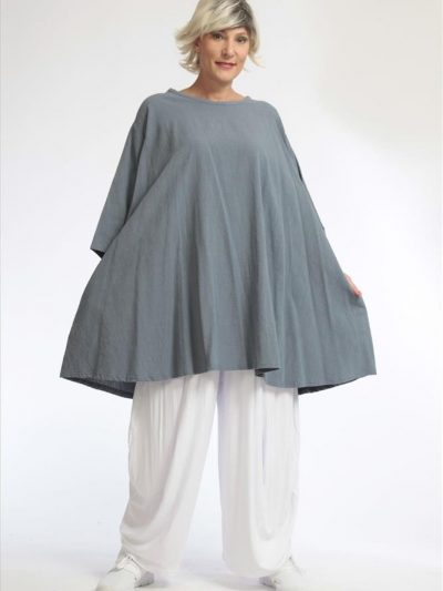 Big tunic top pockets cotton 3 colors plus size fashion online