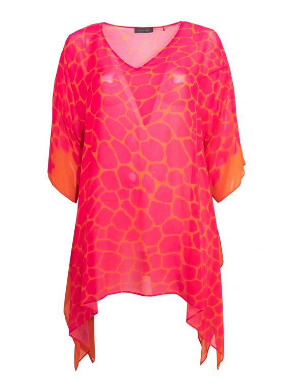 Elena Miro Tunika pink-orange große Größen Mode online