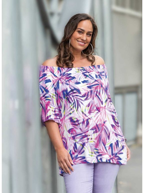 KjBRAND Carmen-Bluse pink große Größen Mode online