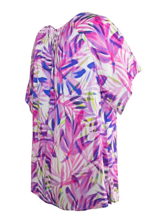 KjBRAND off-the-shoulder Blouse pink plus size summer fashion online