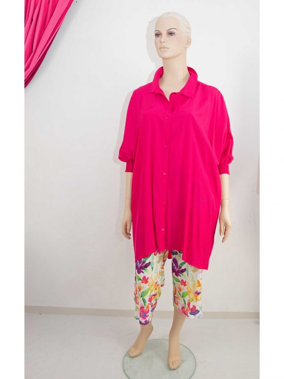 KjBRAND Hose Culotte Floralprint pink große Größen Mode online