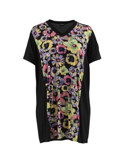 Gozzip Tunika-Shirt Blumendruck große Größen Lagenlook Mode online