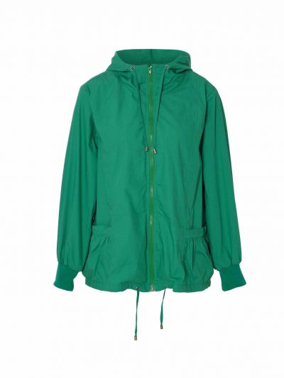 Gozzip outdoor jacket hood green plus size layering fashion online