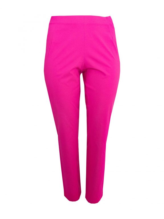 Sallie Sahne Tunic pink orange silk & pants pink plus size summer fashion online