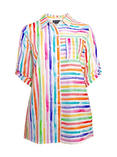 seeyou Long-Blouse stripes cotton plus size summer fashion online