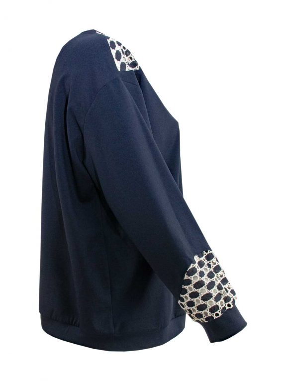Verpass Jersey SweatShirt Lochstickerei große Größen Mode online