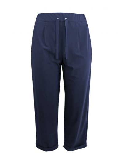 Sallie Sahne Trousers Jogpant Stretch blue plus size summer fashion online