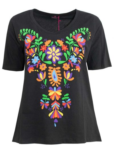 Sophia Curvy Shirt Floralmotiv große Größen Sommer Mode online