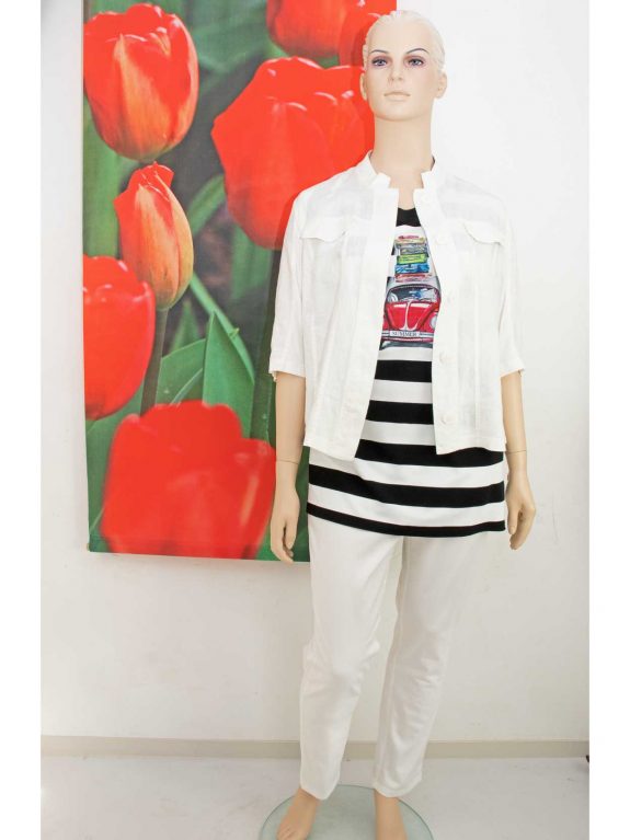 Doris Streich Top stripes beetle short sleeve plus size summer fashion online