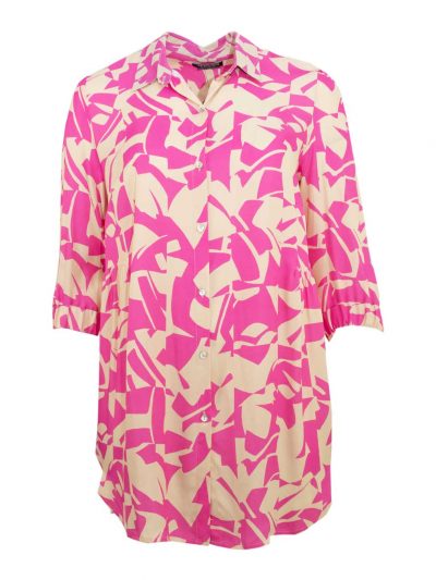 Verpass Long-Bluse pink gemustert große Größen Sommer Mode online