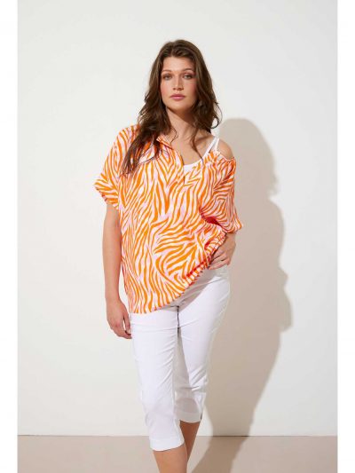 Verpass Blouse Top orange lilac plus size summer fashion online