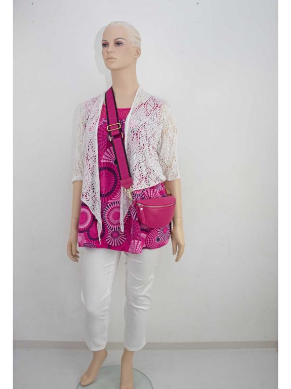 Tunika Top Mesh pink khaki royal sand große Größen Sommer Mode online