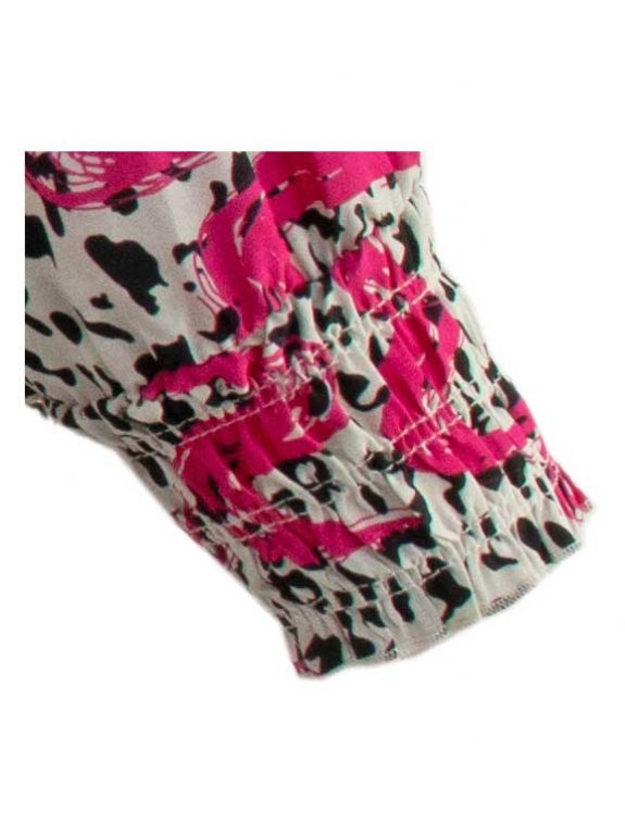 seeyou Blusen-Tunika Druck pink schwarz squiggels große Größen Herbst Mode online
