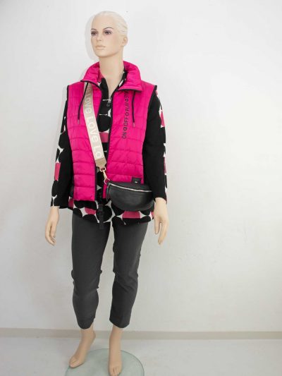 seeyou Shirt Zipper Kreise pink Doris Streich Weste große Größen Mode online