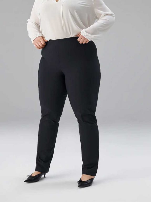 Sallie Sahne Hose Stretch Robin dunkelblau 24-hour comfort große Größen Basic Hosen Mode online