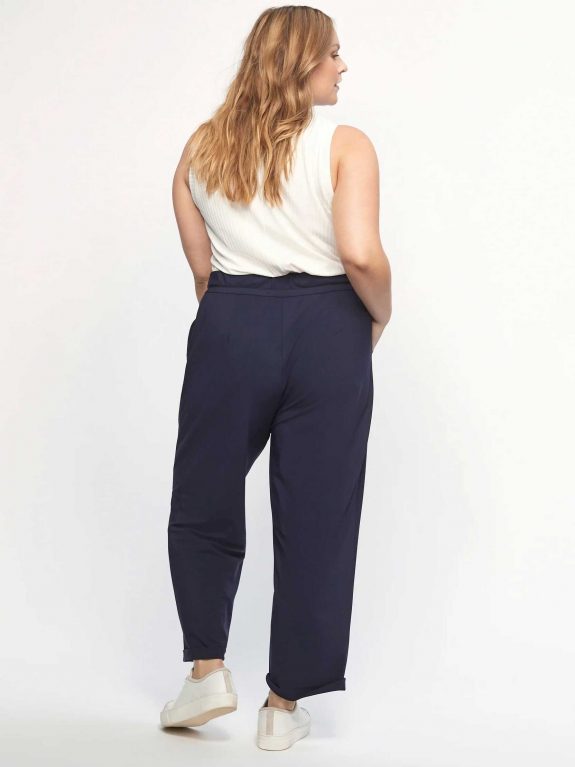 Sallie Sahne Hose Jogpant Stretch sensitive dunkelblau große Größen Mode online