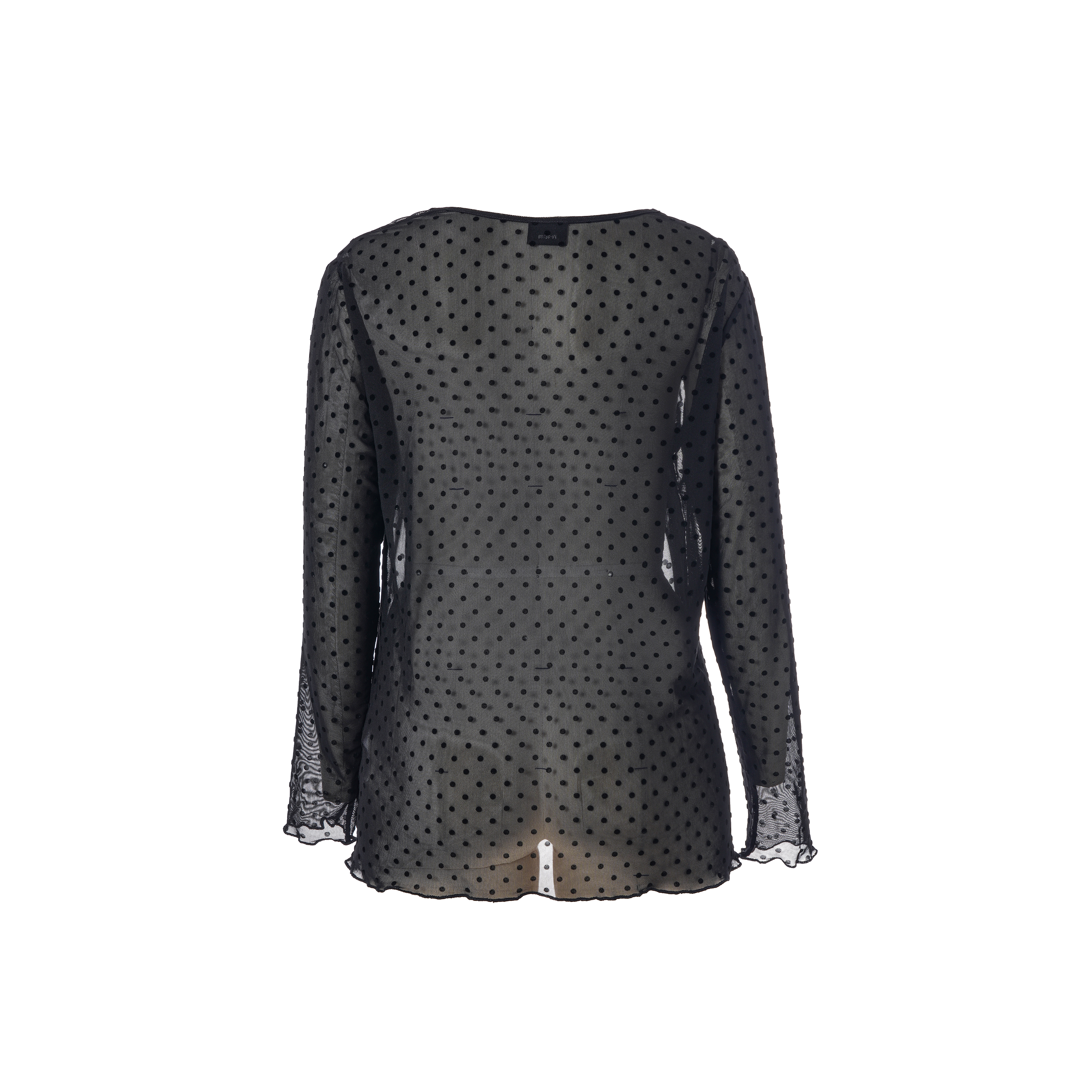 Gozzip Shirt Mesh transparent - Mode Curvy by BiNA große Größen