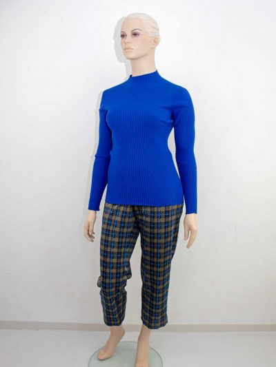 Sallie Sahne Pants slimline royal blue oliv plus size trousers fall fashion online