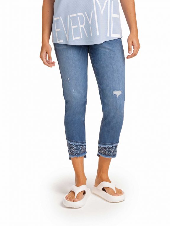 Doris Streich jeans superstretch glitter cropped plus size jeans pants fashion online