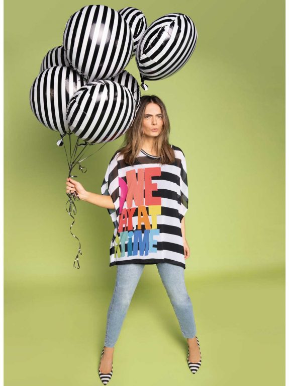 Doris Streich tunic boxy stripes print plus size spring summer fashion online