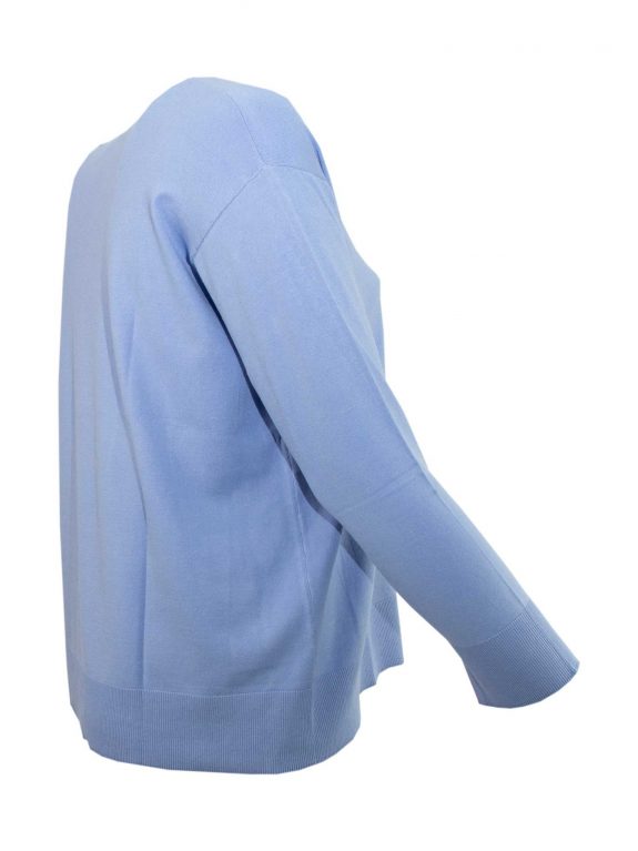 Elena Miro leichter V-Pullover himmelblau große Größen Frühjahrs Mode online
