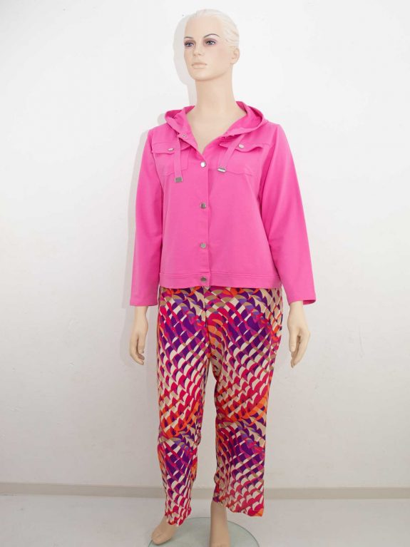 Mona Lisa Marlene Trousers pink orange plus size spring summer fashion online