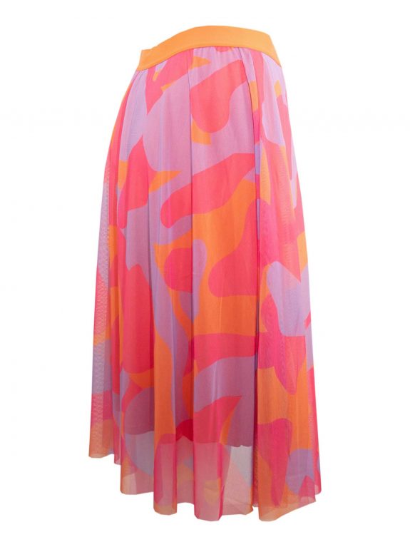 Seeyou Skirt  Mesh pink orange plus size summer fashion online