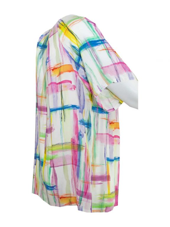 KjBRAND Carmen-Bluse pastellige Linien große Größen Frühjahr sommer Mode online