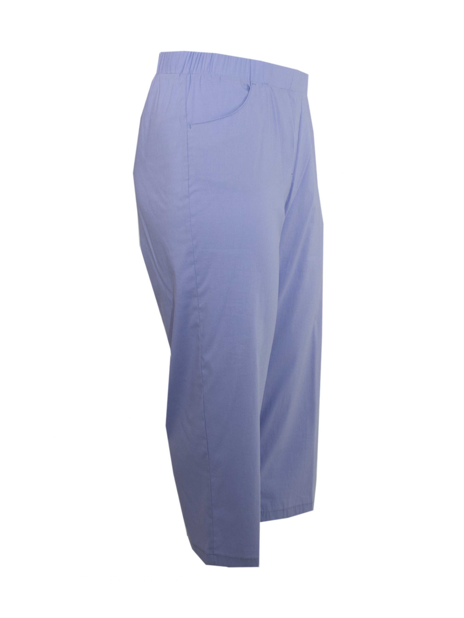 KjBRAND Culottes Cotton lilac plus size spring summer pants fashion online