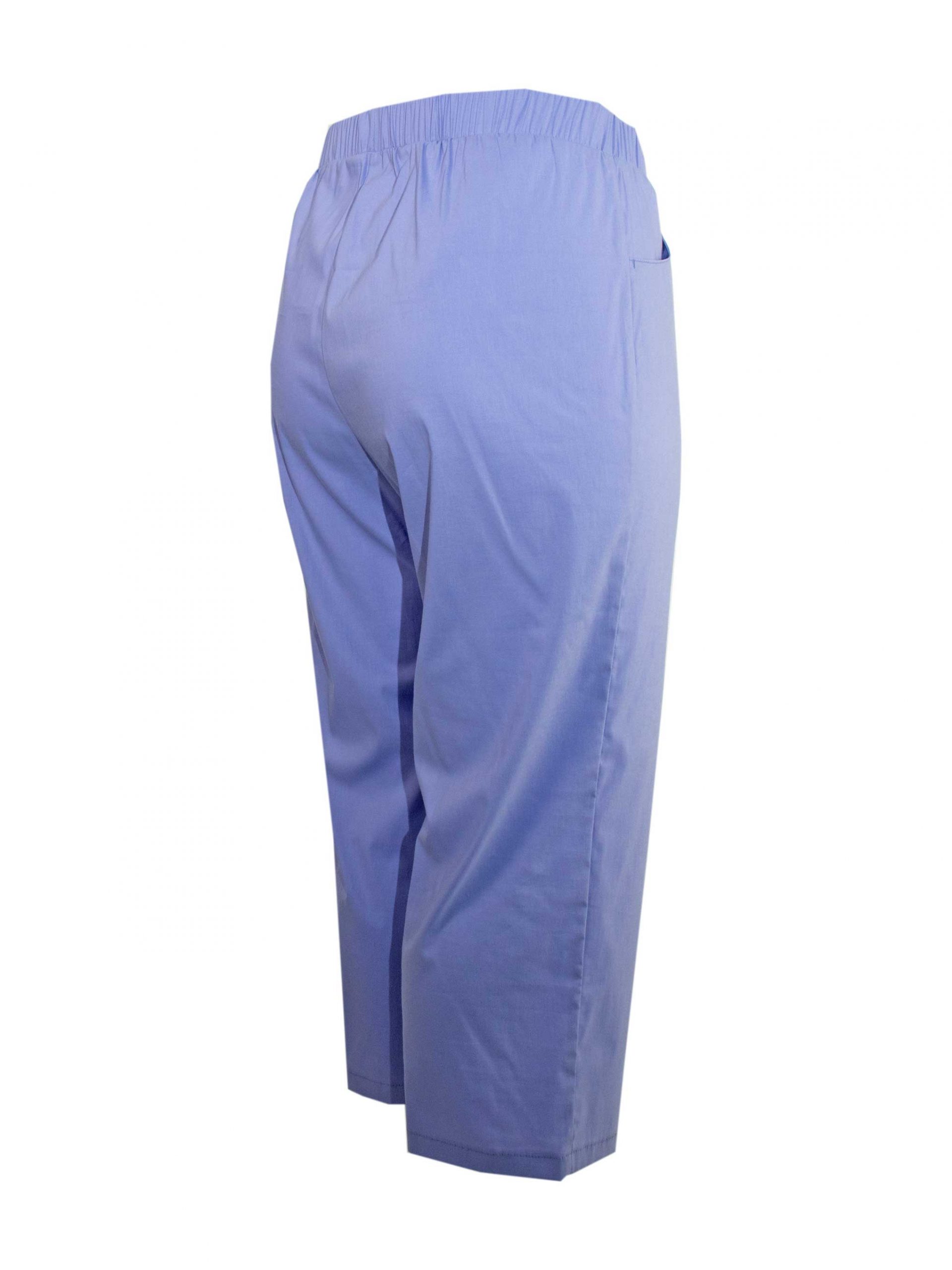 KjBRAND Culottes Cotton lilac plus size spring summer pants fashion online