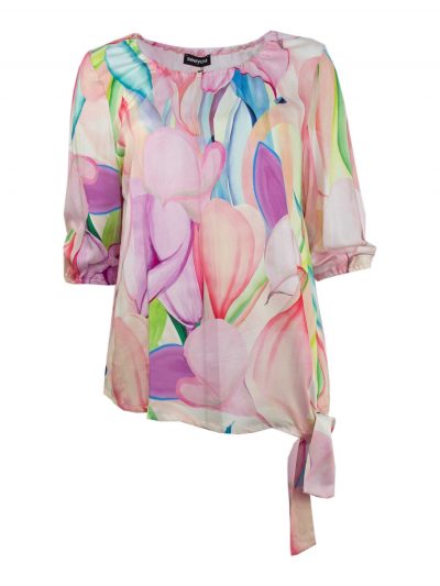 seeyou blouse top knot lilac plus size spring fashion online
