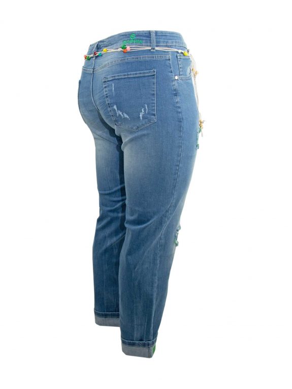 Sophia Curvy Jeans used look pearls plus size spring summer fashion online
