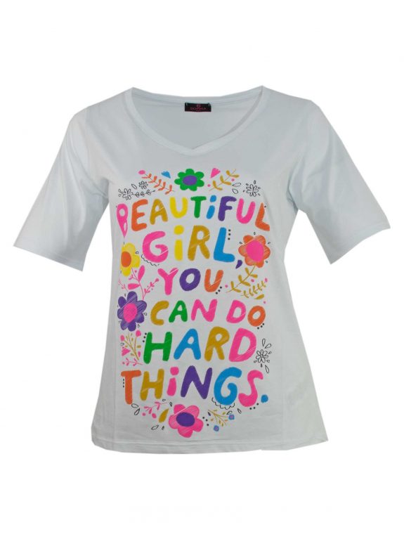 Sophia Curvy Shirt Baumwolle Neon Statement große Größen Frühjahr Sommer Mode online