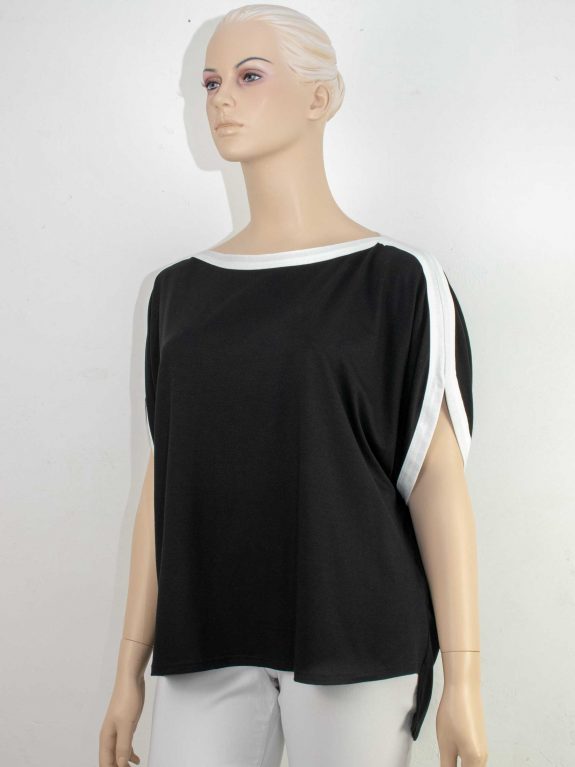 Doris Streich T-Shirt schwarz boxy plus size spring summer fashion online